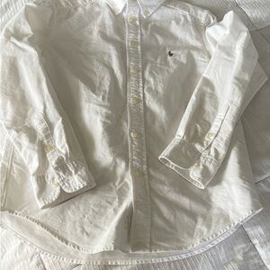 Men's White Button-Down Shirt